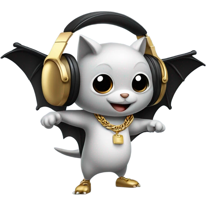 Bat rapper emoji