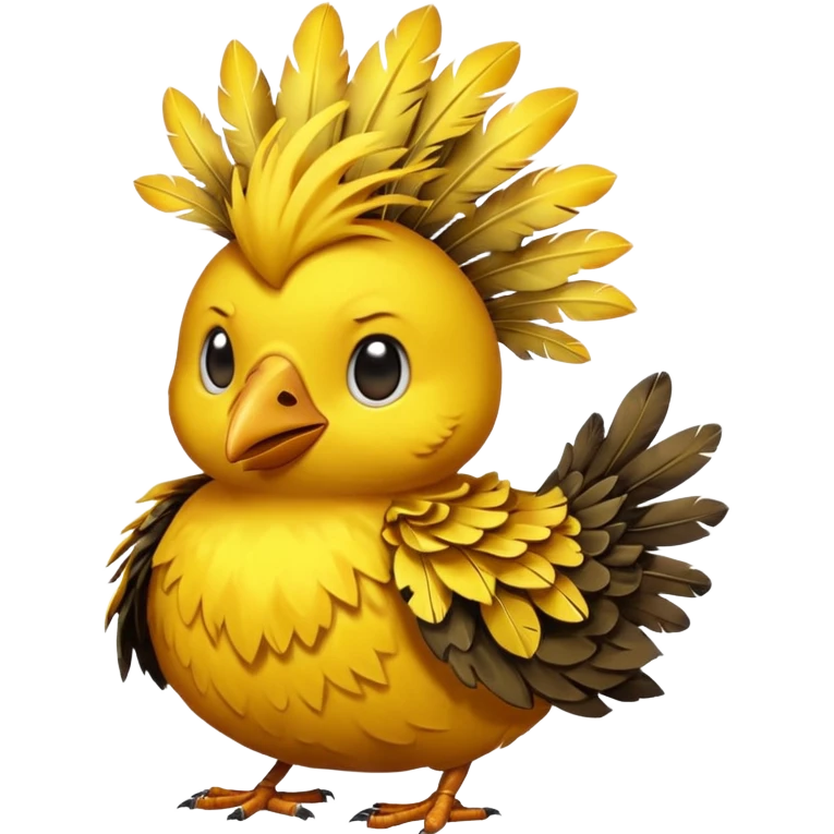 bird thats been electricuted but do not show electrication shocks. Yellow emoji