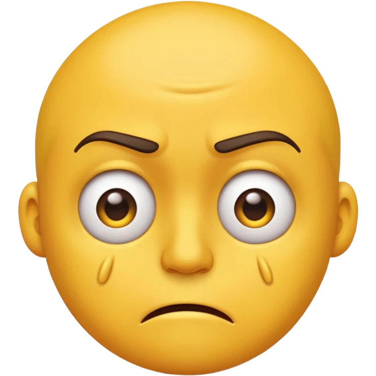 cara de emoji muy estresado emoji