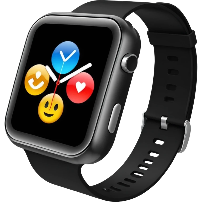 digital watch with digital screen no emojis emoji