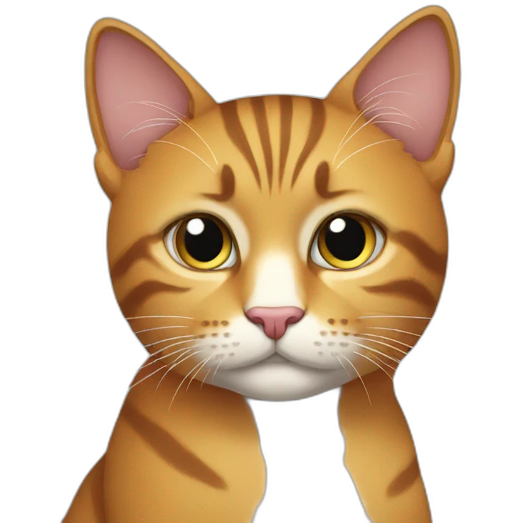 A strong cat emoji