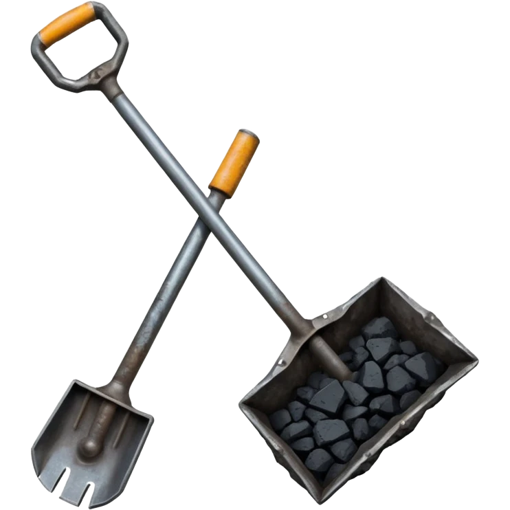 Double-ended coal mining pick emoji