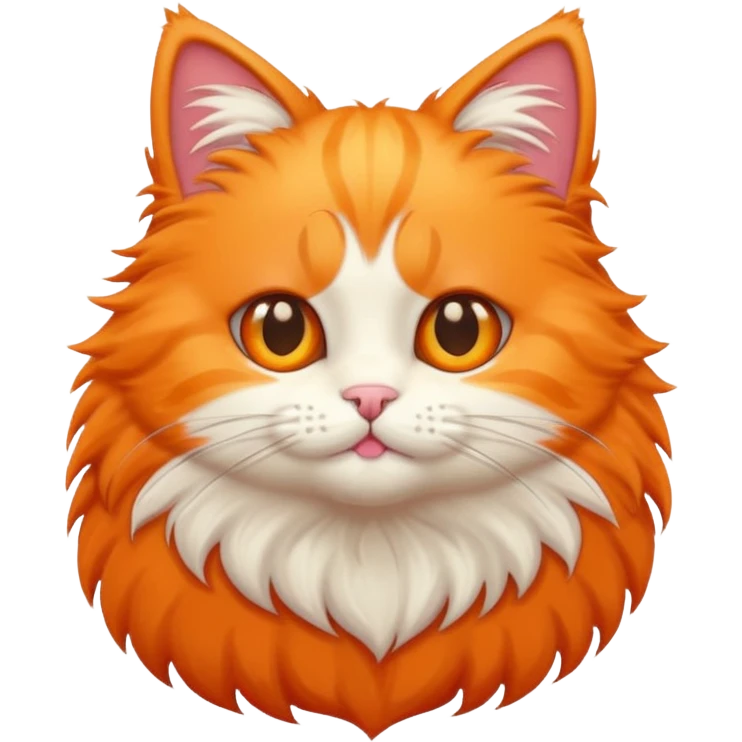 a cute cartoon cat emoji