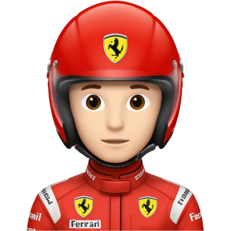 Scuderia ferrari f1 racer emoji