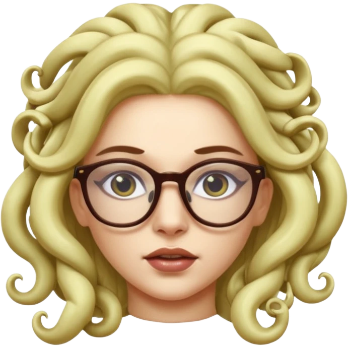 Medusa Versace with glasses  emoji