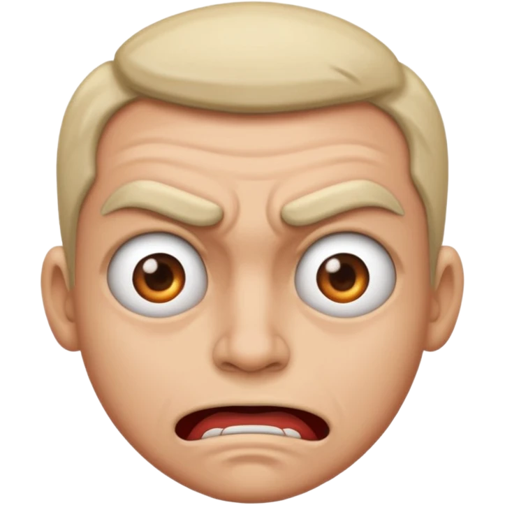 mad face emoji