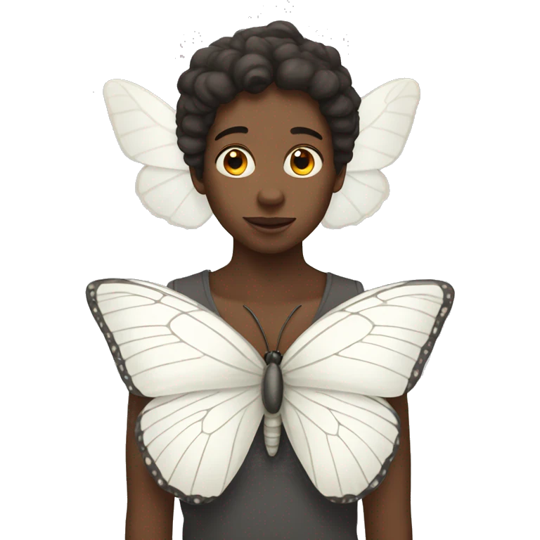 White butterfly emoji