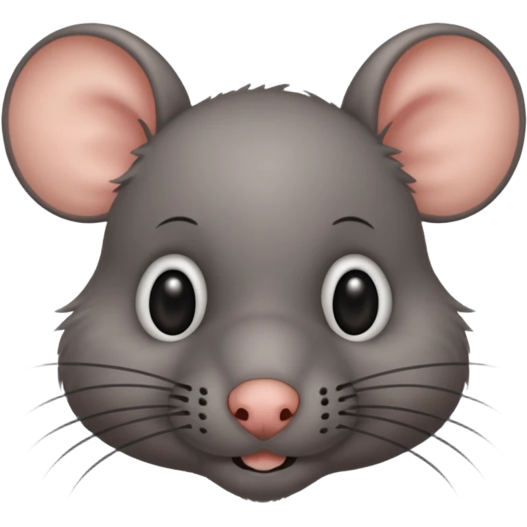 rat with black mustache emoji