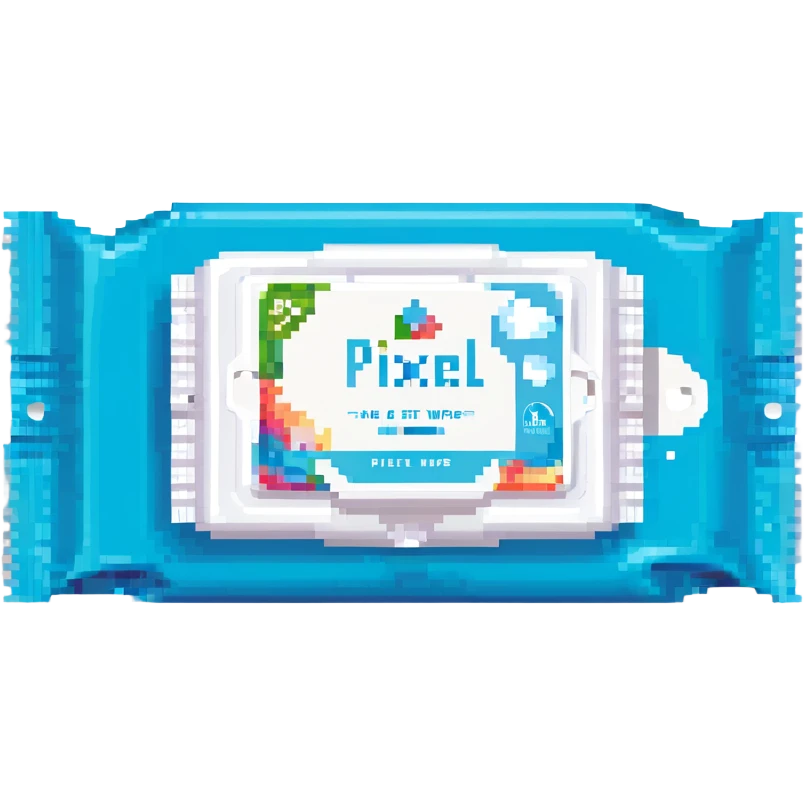 A pack of wet wipes emoji