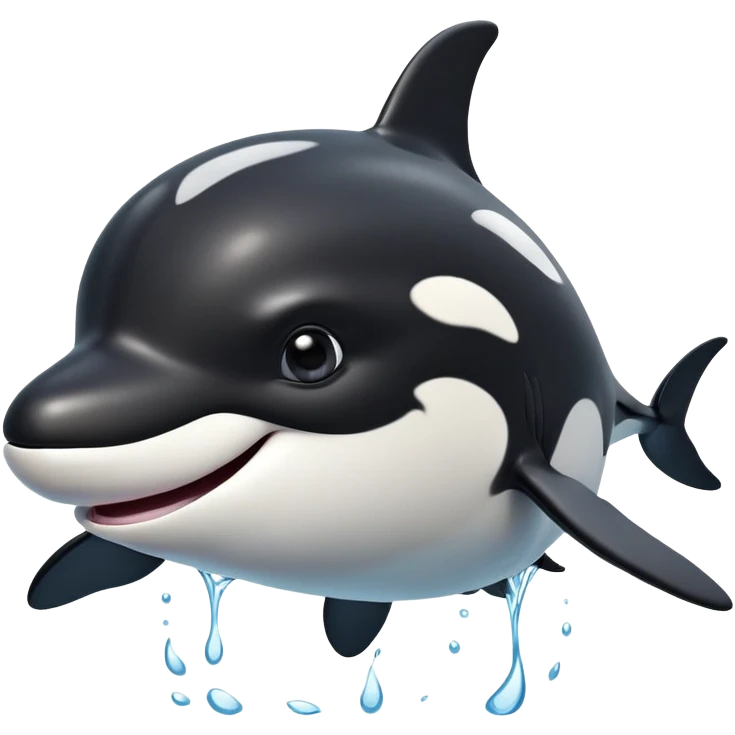 cinematic-comical-orca-portrait-emoji,-head-tilted-dramatically-with-an-exaggeratedly-shocked-expression,-featuring-a-sleek-black-and-white-body-with-wide,-comically-expressive-eyes-full-of-playful-disbelief-and-animated-flippers,-simple emoji