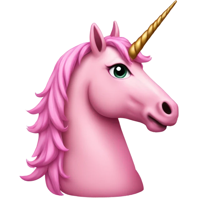Big fat sassy pink unicorn emoji