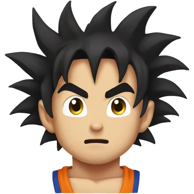 Goku Super Sayian emoji