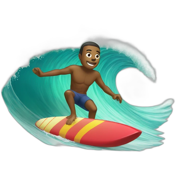 ZUAM surfing emoji