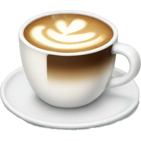 Winter coffee emoji