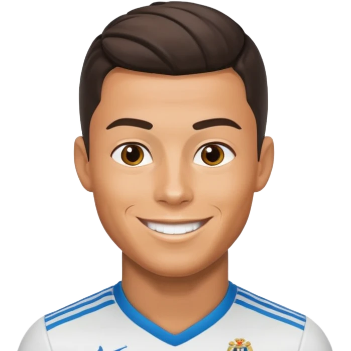 Cristiano ronaldo haciendo el siuu emoji