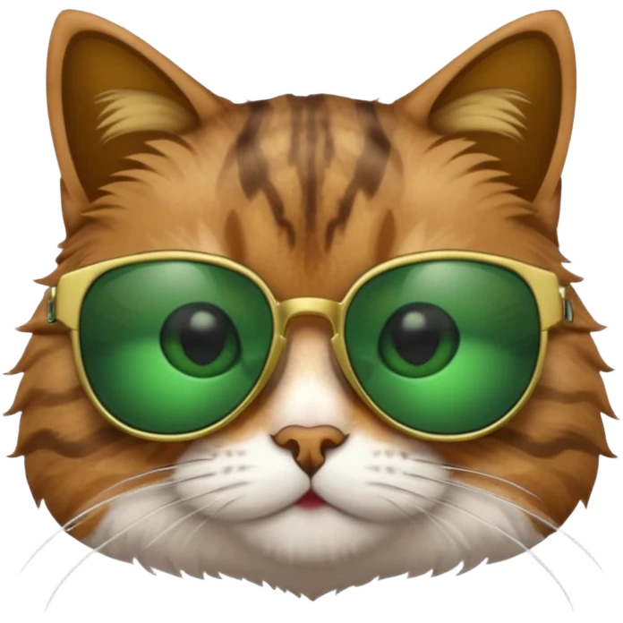 Cat wearing sunglasses emoji