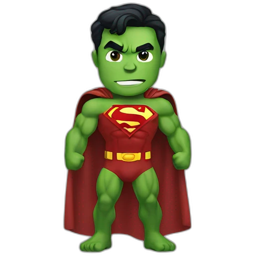 Superman-hulk emoji