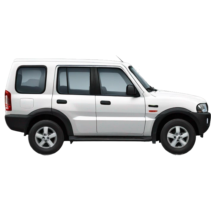 Mahindra black Scorpio emoji
