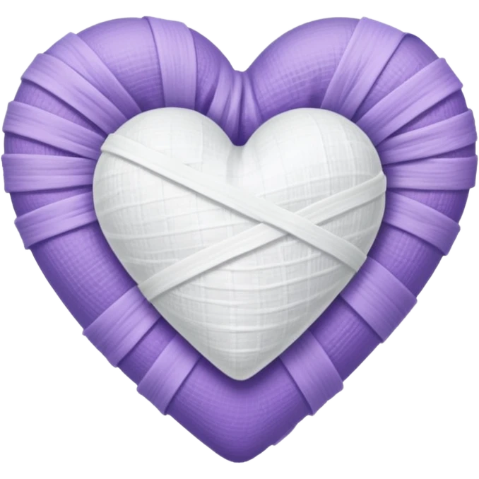 bandaged heart with subtle purple colour emoji