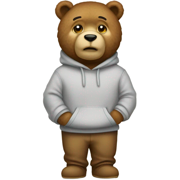 Oso con una sudadera  emoji