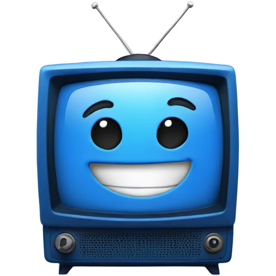BLUE tv laughing emoji