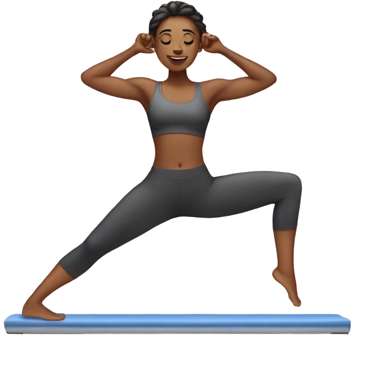Pilates girl emoji