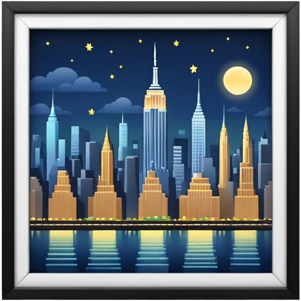 a new york night  emoji