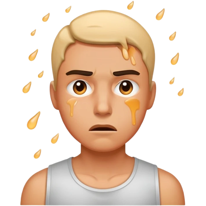 sweating straining tense artist  emoji