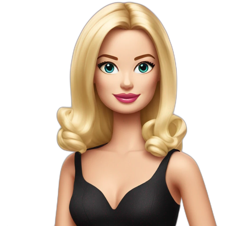 Margot Robbie as Barbie emoji