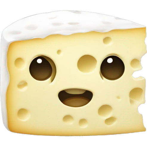 Mozzarella cheese with LOL emoji
