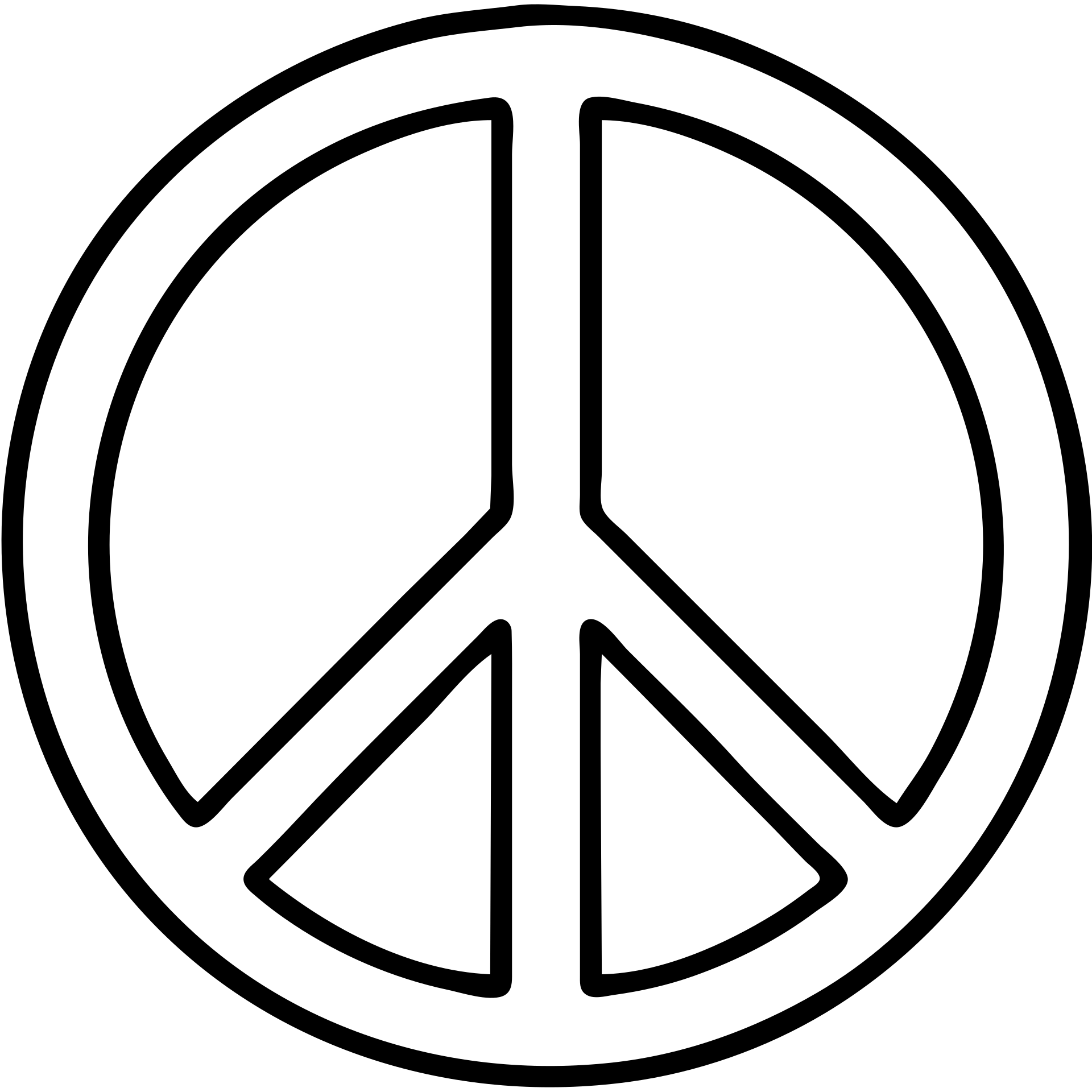 Add a black narrow outline to the Pacific sign, keep it minimalistic, with no background. emoji