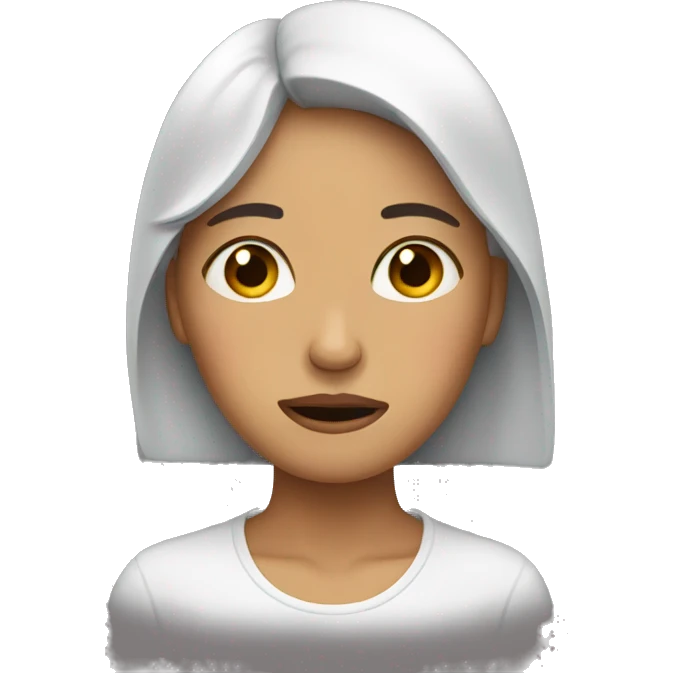 Woman crying emoji