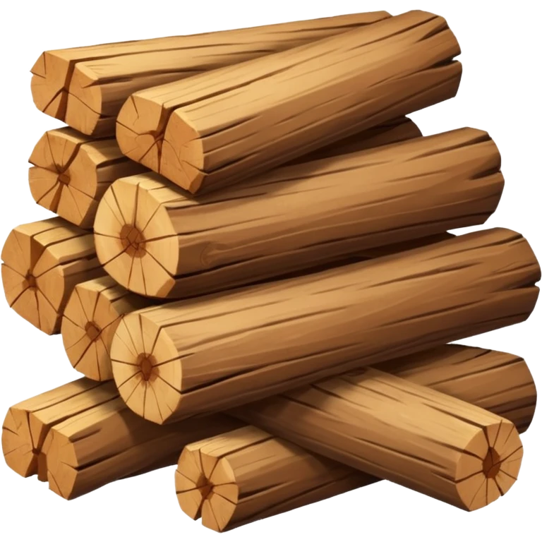 pile of wood emoji emoji