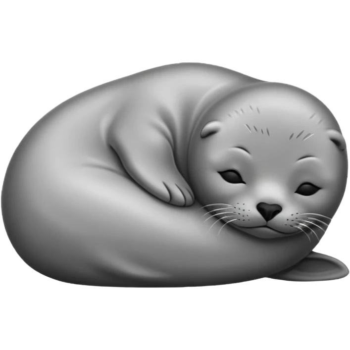 Seal sleeping emoji