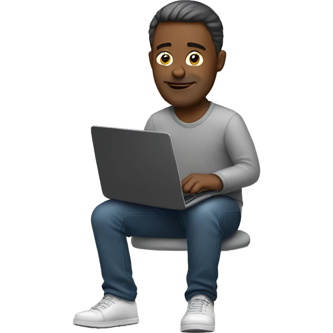 man with laptop emoji