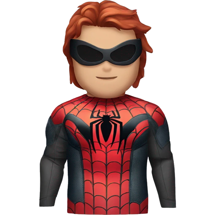 mascara de spiderman emoji