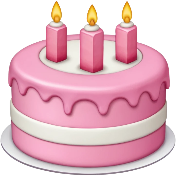 pink cake emoji