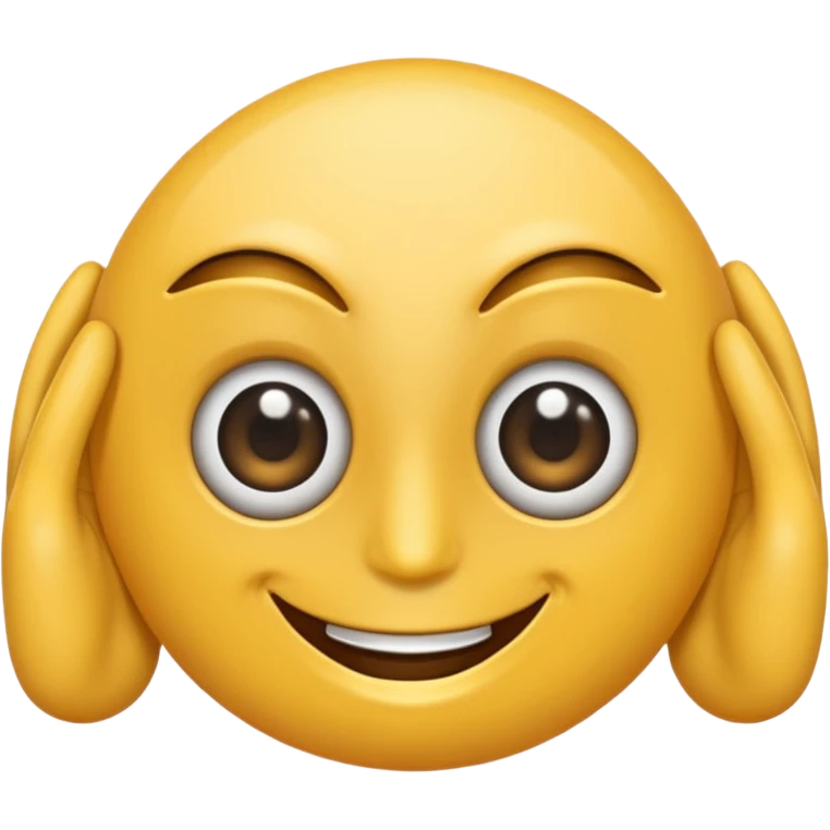 Un fondo negro con una gran sonrisa y dos ojos (guiñiendo un ojo) emoji