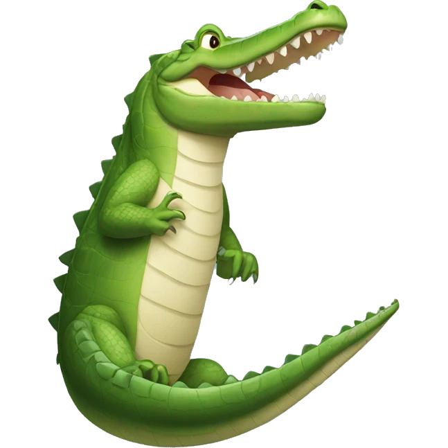 Crocodile in car emoji