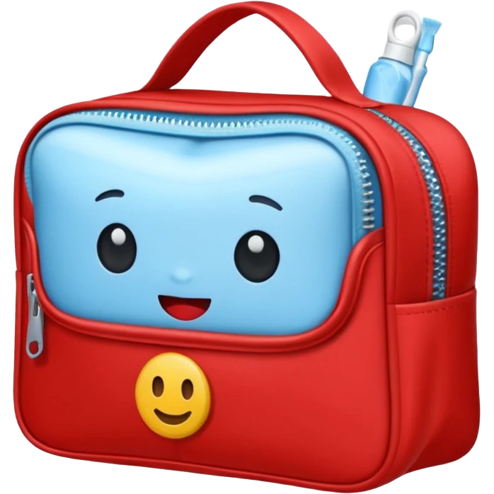 hygiene bag red emoji