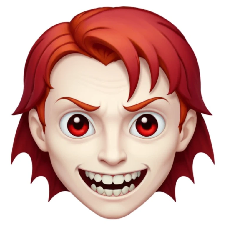 red hair vampire  emoji