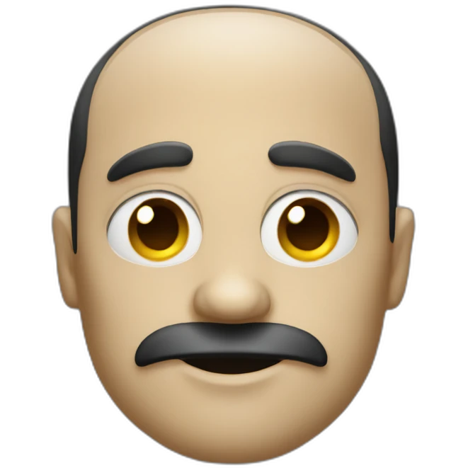 big head gotic man emoji