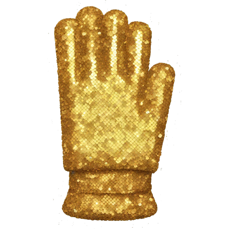 sequin glove emoji