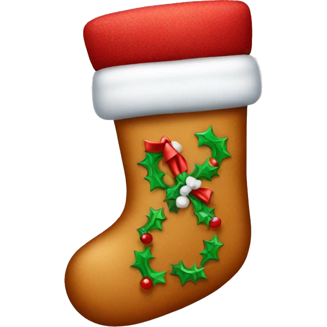 Christmas stocking emoji