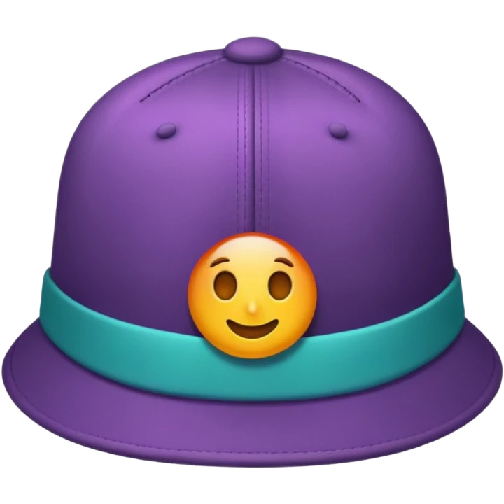 colorful hat emoji