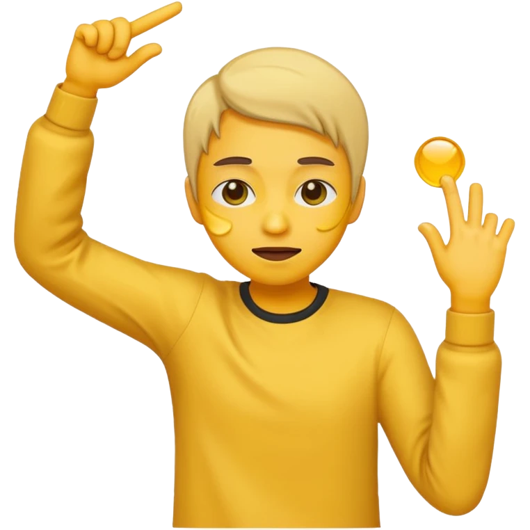 make a person dabbing emoji emoji
