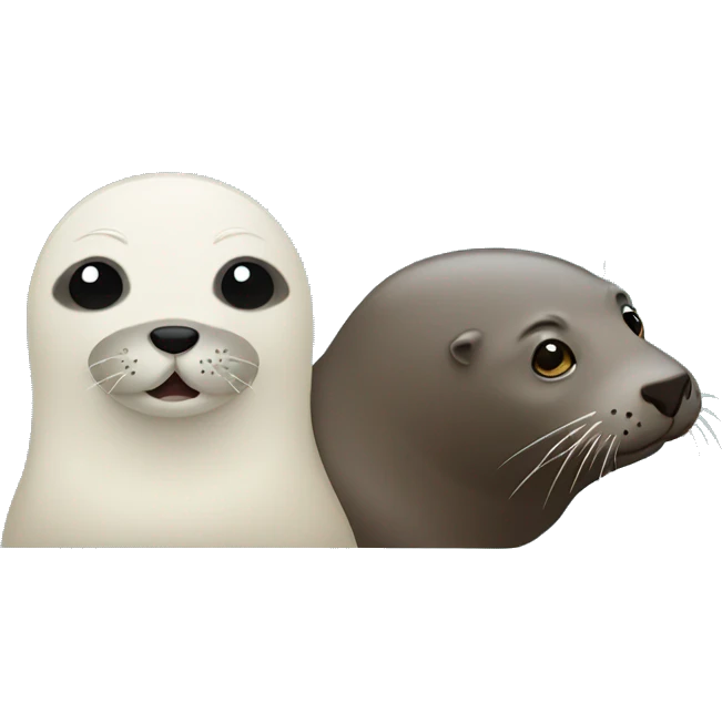 seal and otter emoji
