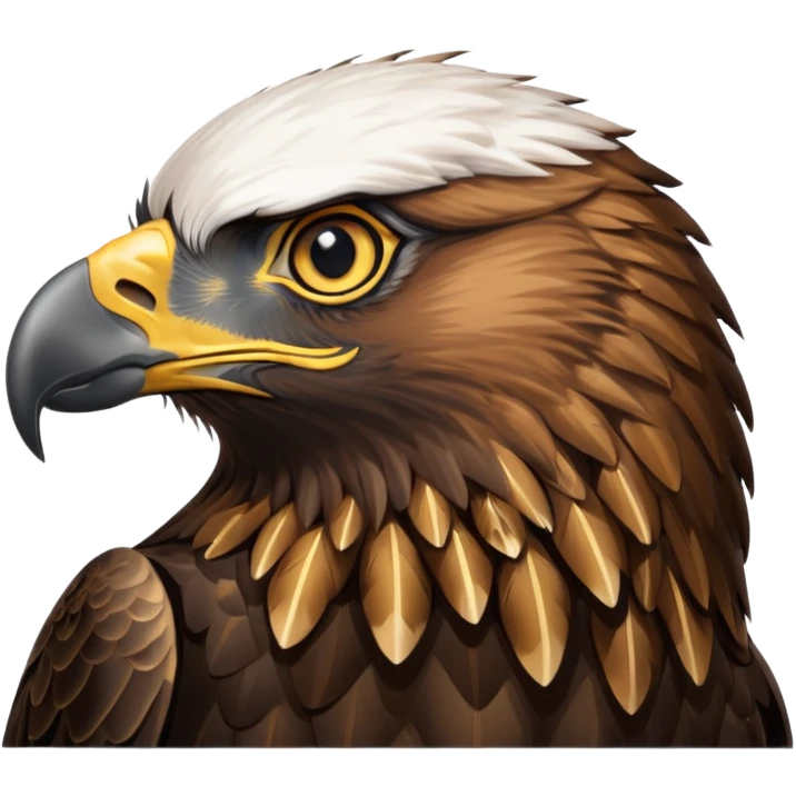 Golden eagle emoji