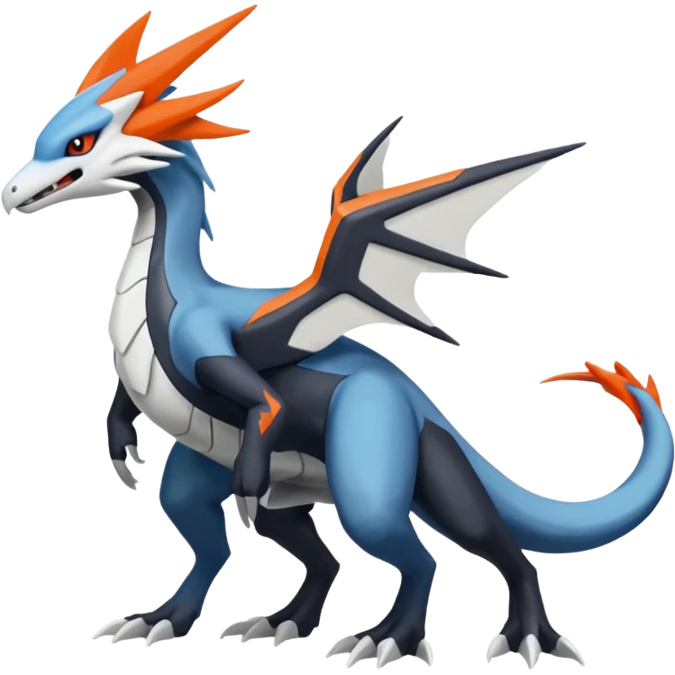Silvally-Kyurem-Amaura-Latias-Salandit-fusion, full body emoji