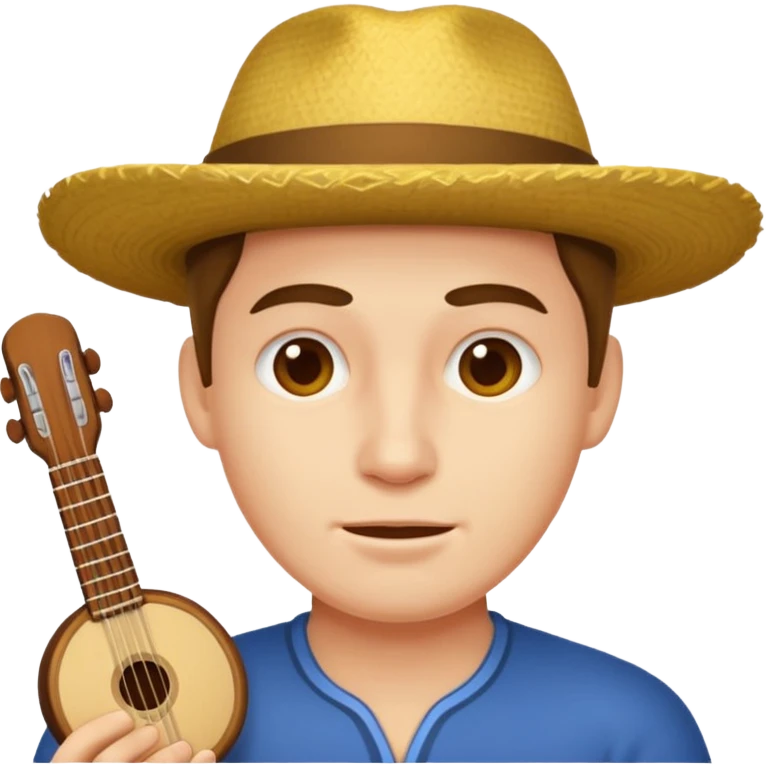 Man playing the tololoche emoji